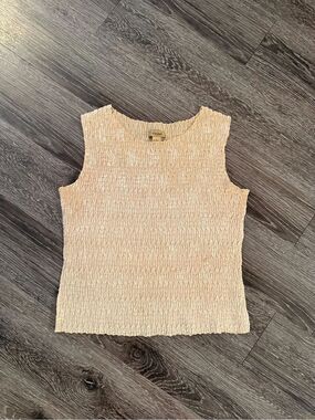 Plisse Vintage Smocked Top